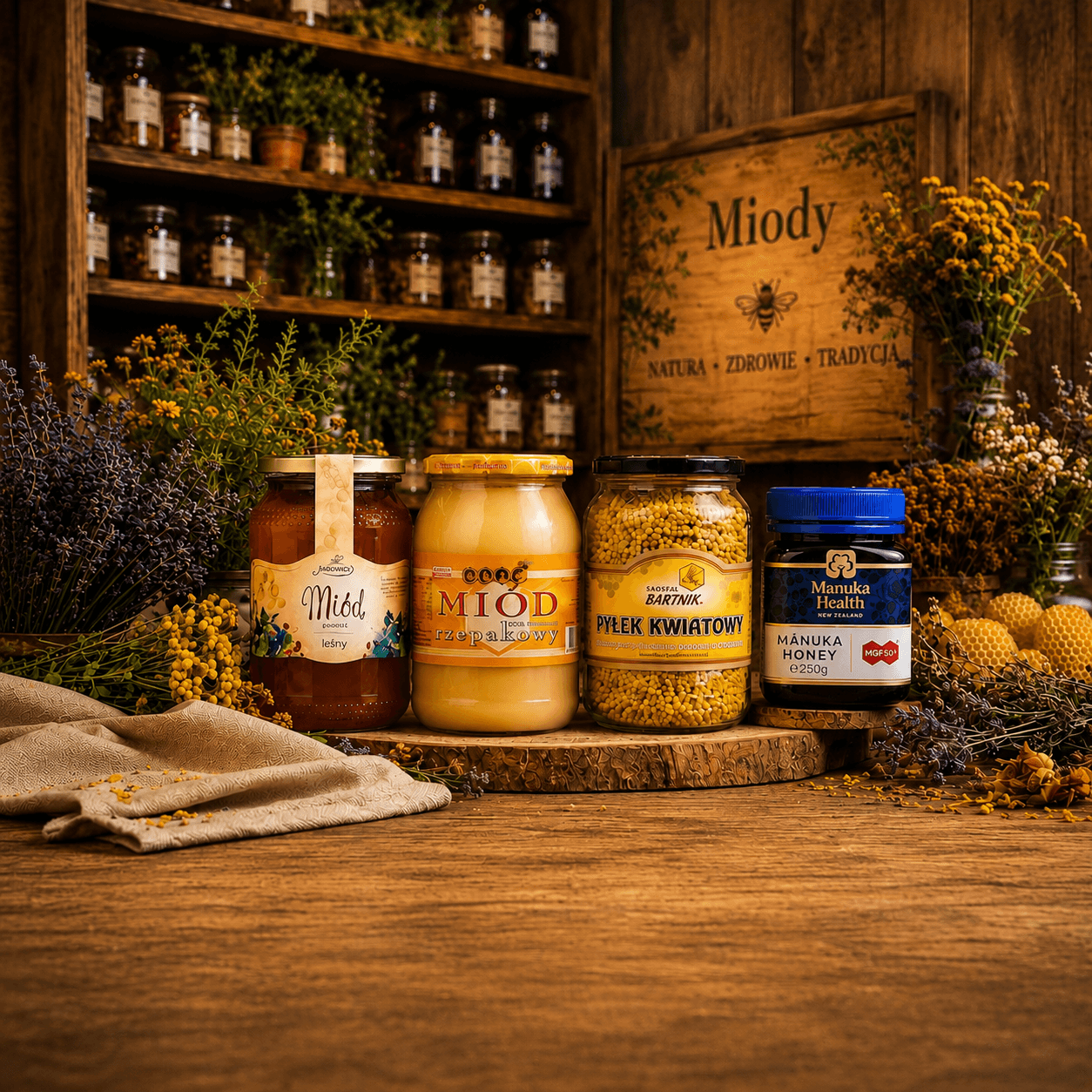 Miody i produkty pszczele — zdjęcie produktu